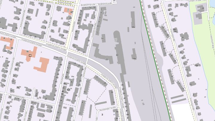 Stadtplanausschnitt